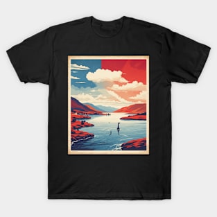 Loch Ness United Kingdom Vintage Travel Tourism Poster Art T-Shirt